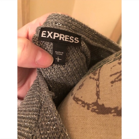 Grey with silver intertwined within the sweater - Picture 5 of 5